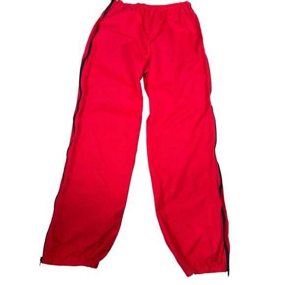 L.L. Bean Other - L.L. Bean Mens Full Side Zip Red Hiking Climbing  Nylon Windbreaker Pant Medium